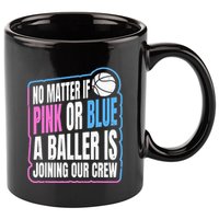 Gender Reveal Party Quote For A Basketball Player 11oz C Handle Ceramic Mug