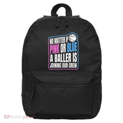 Gender Reveal Party Quote For A Basketball Player 16 in Basic Backpack
