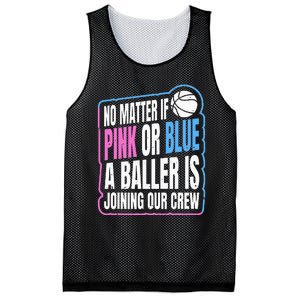 Gender Reveal Party Quote For A Basketball Player Mesh Reversible Basketball Jersey Tank