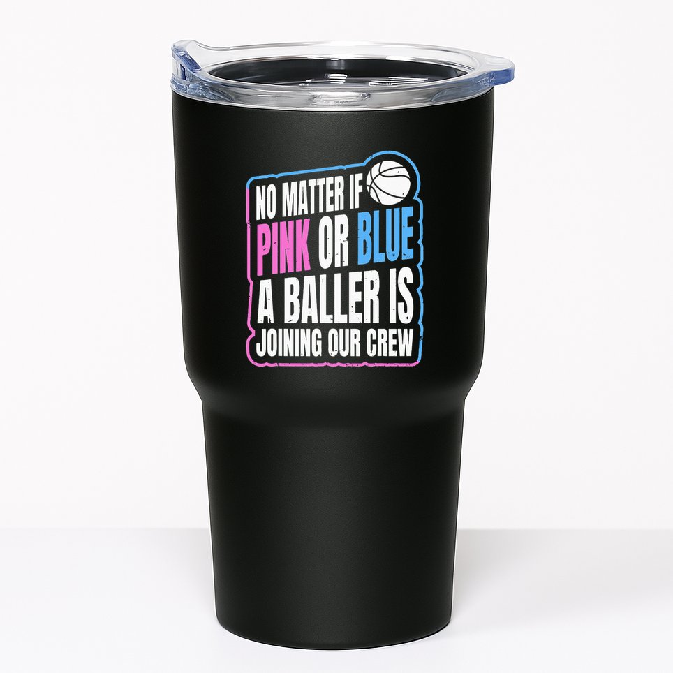 Gender Reveal Party Quote For A Basketball Player Tumbler