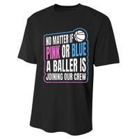 Gender Reveal Party Quote For A Basketball Player Performance Sprint T-Shirt