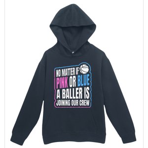 Gender Reveal Party Quote For A Basketball Player Urban Pullover Hoodie