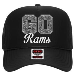 Go Rams Pride Southeast Polk High Crown Mesh Back Trucker Hat