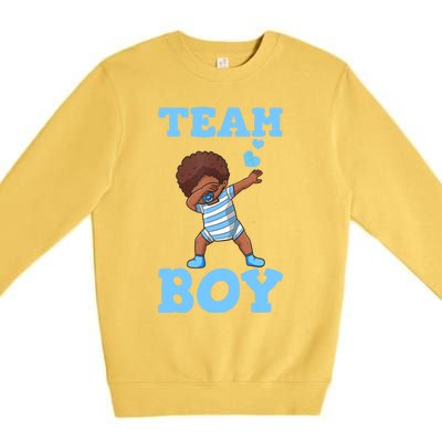 Gender Reveal Party Team Boy Premium Crewneck Sweatshirt