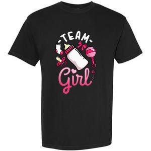 Gender Reveal Party Team Girl Garment-Dyed Heavyweight T-Shirt