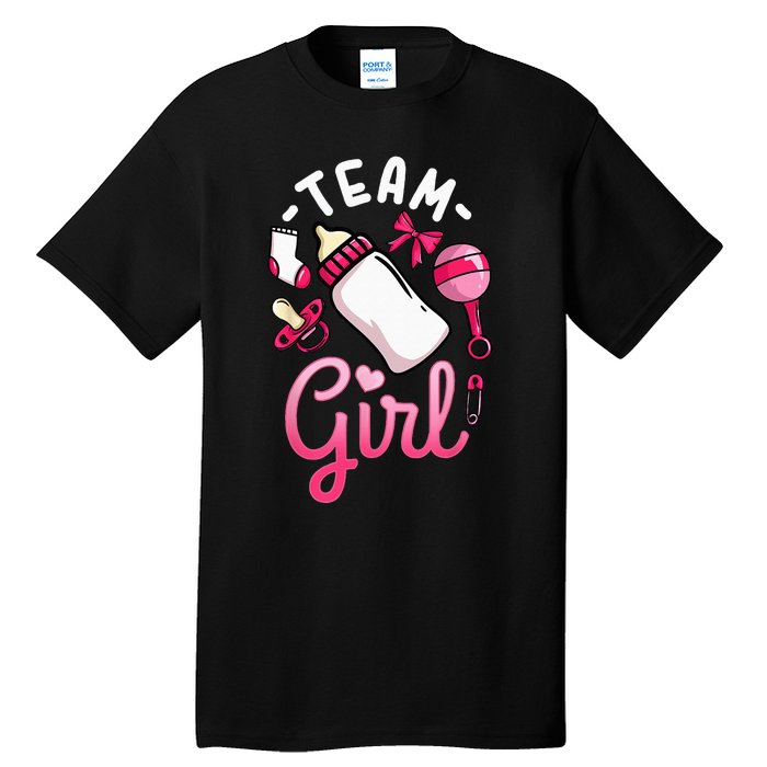 Gender Reveal Party Team Girl Tall T-Shirt