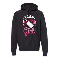 Gender Reveal Party Team Girl Premium Hoodie