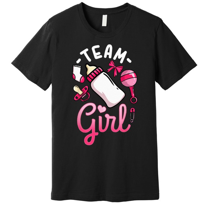 Gender Reveal Party Team Girl Premium T-Shirt