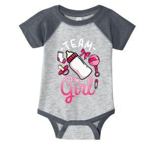 Gender Reveal Party Team Girl Infant Baby Jersey Bodysuit