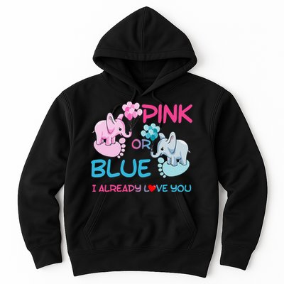 Gender Reveal Pink Or Blue Boy Or Girl Party Supplies Family Hoodie