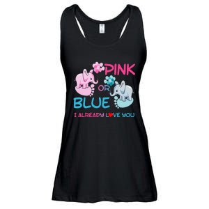 Gender Reveal Pink Or Blue Boy Or Girl Party Supplies Family Ladies Essential Flowy Tank