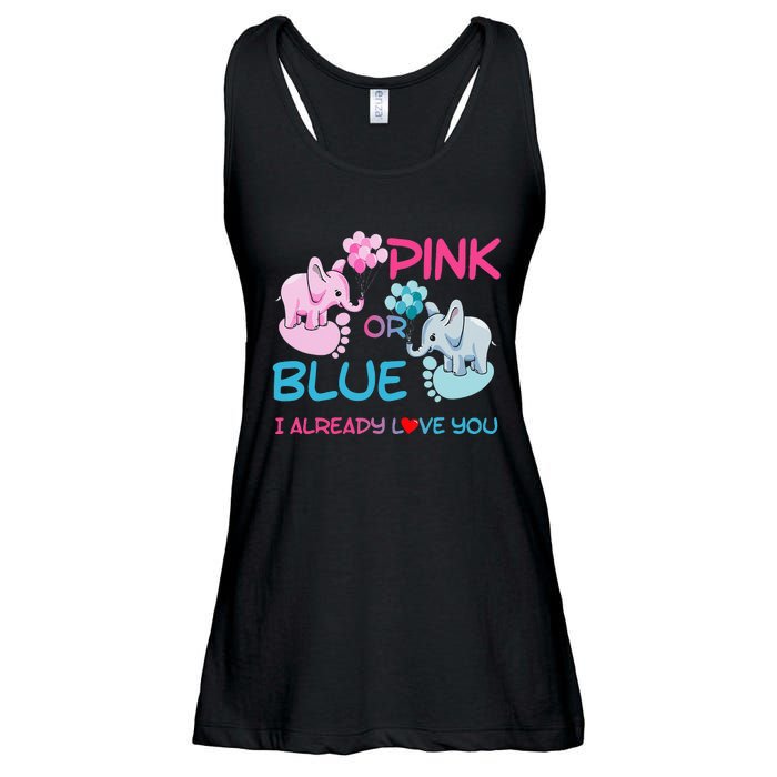 Gender Reveal Pink Or Blue Boy Or Girl Party Supplies Family Ladies Essential Flowy Tank