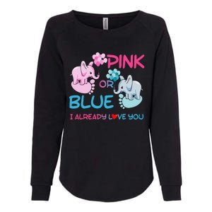 Gender Reveal Pink Or Blue Boy Or Girl Party Supplies Family Womens California Wash Sweatshirt