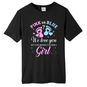 Gender reveal pink or blue love you but awesome if were Tall Fusion ChromaSoft Performance T-Shirt