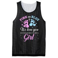 Gender reveal pink or blue love you but awesome if were Mesh Reversible Basketball Jersey Tank