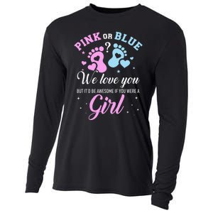 Gender reveal pink or blue love you but awesome if were Cooling Performance Long Sleeve Crew