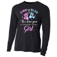 Gender reveal pink or blue love you but awesome if were Cooling Performance Long Sleeve Crew