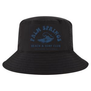 Groovy Retro Palm Springs Beach Surf Club Summer Vacations Cool Comfort Performance Bucket Hat