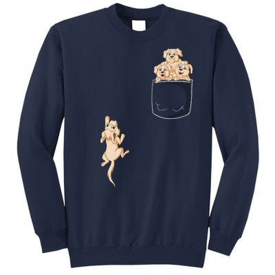 Golden Retriver Pocket Tall Sweatshirt