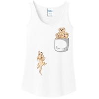 Golden Retriver Pocket Ladies Essential Tank