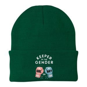 Gender Reveal Party Keeper Of Gender Boxing Knit Cap Winter Beanie