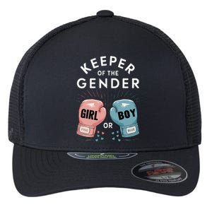 Gender Reveal Party Keeper Of Gender Boxing Flexfit Unipanel Trucker Cap