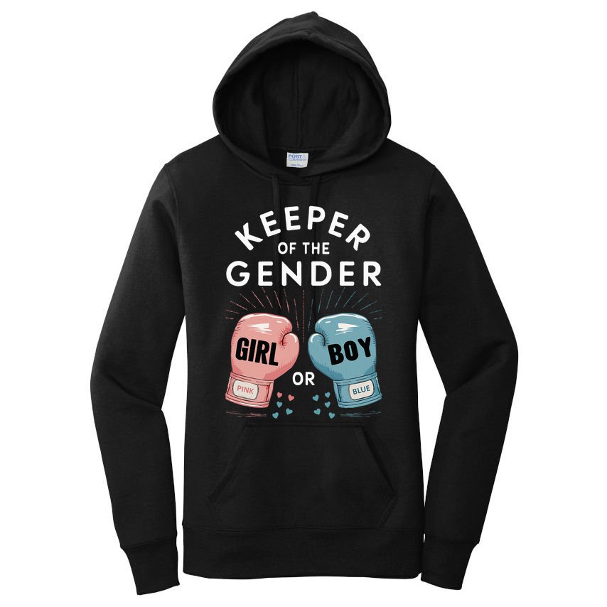 Gender Reveal Party Keeper Of Gender Boxing Women's Pullover Hoodie