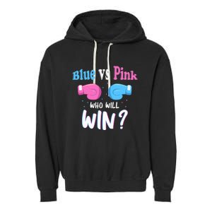 Gender Reveal Party Gifts, Blue Vs Pink Who Will Win? Garment-Dyed Fleece Hoodie