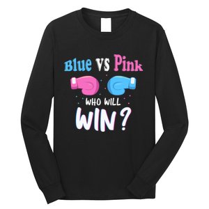 Gender Reveal Party Gifts, Blue Vs Pink Who Will Win? Long Sleeve Shirt