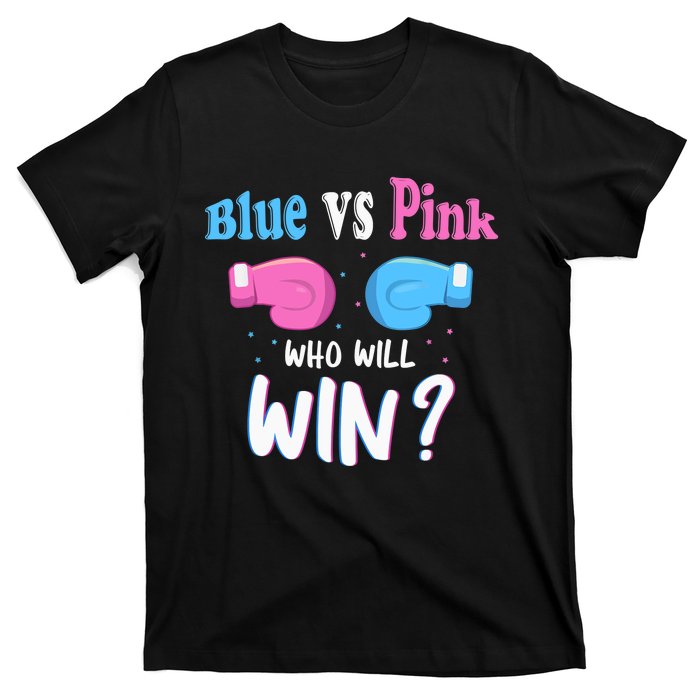 Gender Reveal Party Gifts, Blue Vs Pink Who Will Win? T-Shirt