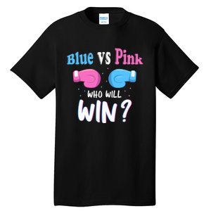 Gender Reveal Party Gifts, Blue Vs Pink Who Will Win? Tall T-Shirt