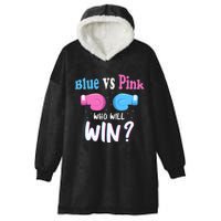 Gender Reveal Party Gifts, Blue Vs Pink Who Will Win? Hooded Wearable Blanket