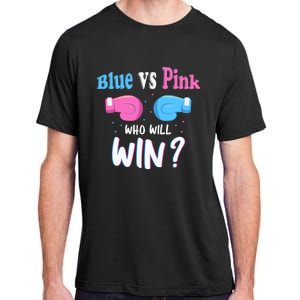 Gender Reveal Party Gifts, Blue Vs Pink Who Will Win? Adult ChromaSoft Performance T-Shirt