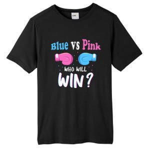 Gender Reveal Party Gifts, Blue Vs Pink Who Will Win? Tall Fusion ChromaSoft Performance T-Shirt