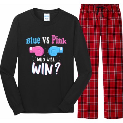 Gender Reveal Party Gifts, Blue Vs Pink Who Will Win? Long Sleeve Pajama Set