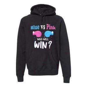 Gender Reveal Party Gifts, Blue Vs Pink Who Will Win? Premium Hoodie