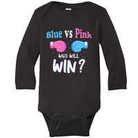 Gender Reveal Party Gifts, Blue Vs Pink Who Will Win? Baby Long Sleeve Bodysuit