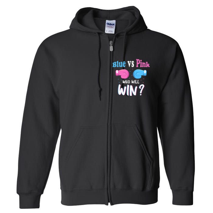 Gender Reveal Party Gifts, Blue Vs Pink Who Will Win? Full Zip Hoodie