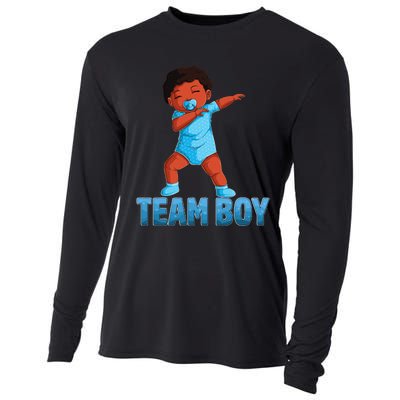 Gender Reveal Party Team Baby Announcement Cooling Performance Long Sleeve Crew