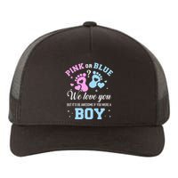 Gender Reveal Pink Or Blue Love You But Awesome If Were Boy Yupoong Adult 5-Panel Trucker Hat