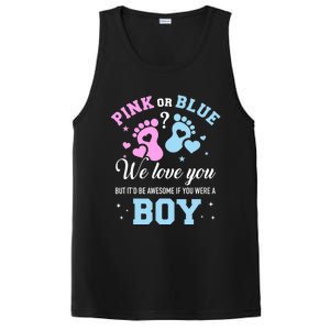 Gender Reveal Pink Or Blue Love You But Awesome If Were Boy PosiCharge Competitor Tank