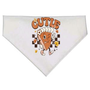 Groovy Retro Pumpkin Pie Cutie Thanksgiving Pie Dinner  USA-Made Doggie Bandana