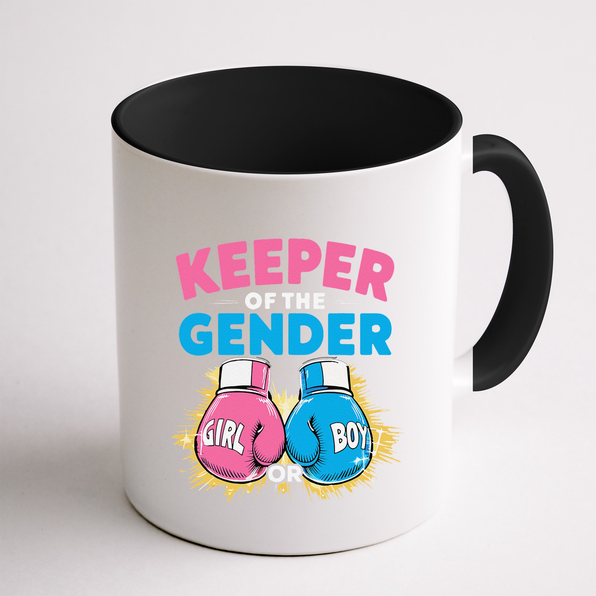 Gender Reveal Party Boxing Gloves Keeper Of Gender Mug