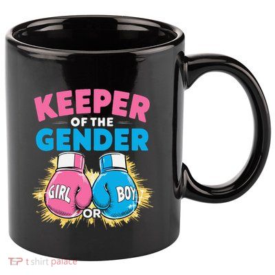 Gender Reveal Party Boxing Gloves Keeper Of Gender 11oz C Handle Ceramic Mug