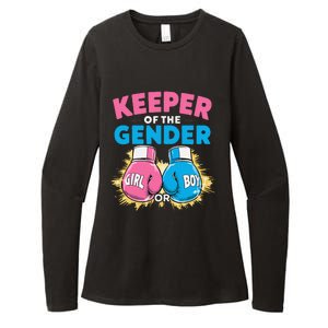 Gender Reveal Party Boxing Gloves Keeper Of Gender Womens CVC Long Sleeve Shirt