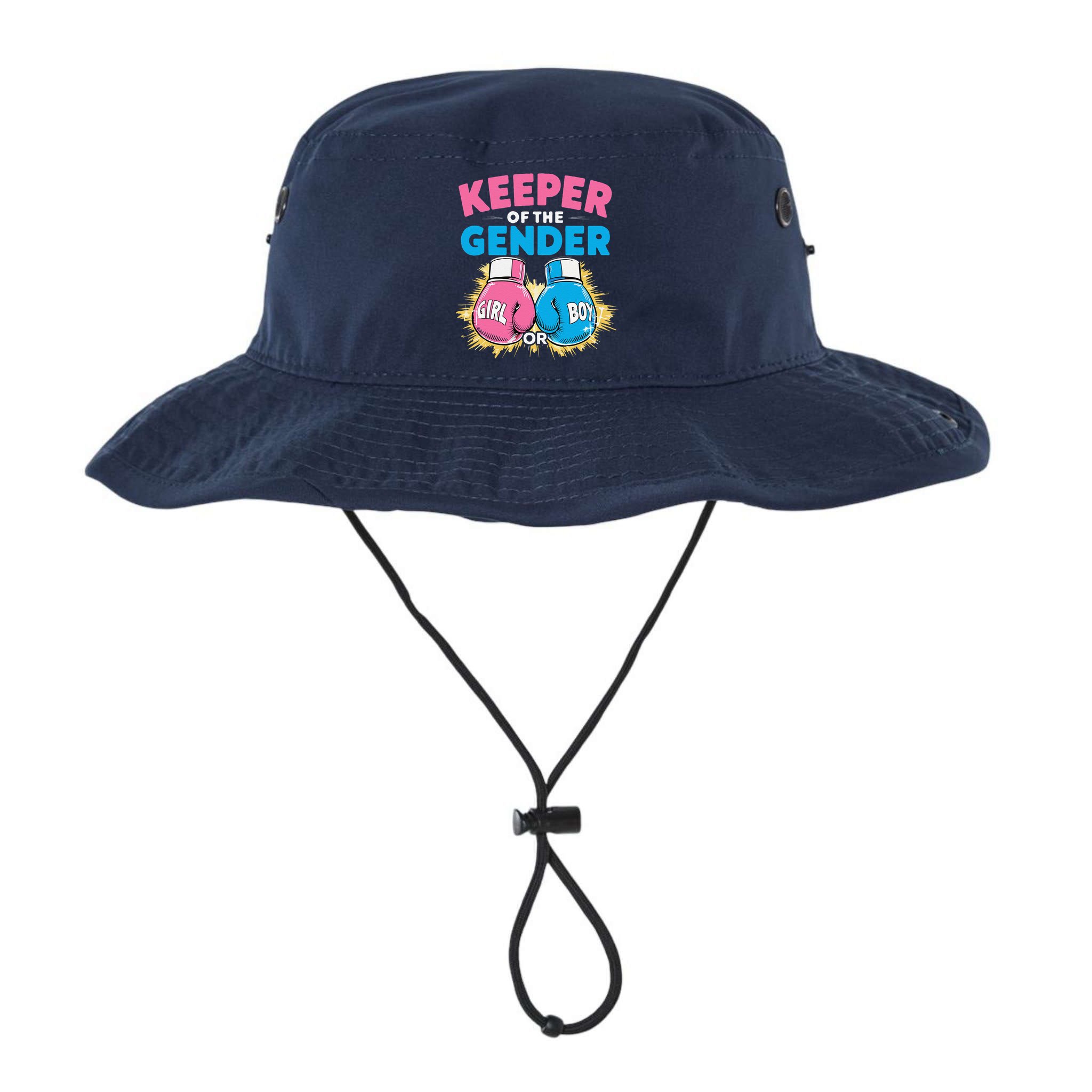 Gender Reveal Party Boxing Gloves Keeper Of Gender Bucket Hat