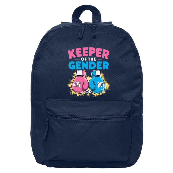 Gender Reveal Party Boxing Gloves Keeper Of Gender 16 in Basic Backpack