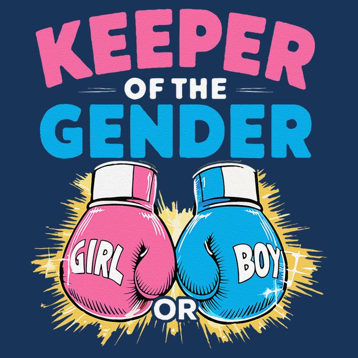 Gender Reveal Party Boxing Gloves Keeper Of Gender 16 in Basic Backpack