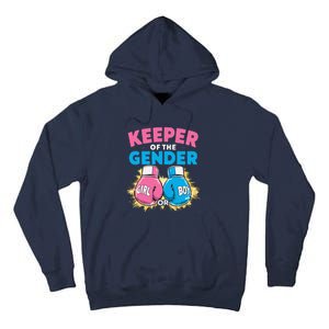 Gender Reveal Party Boxing Gloves Keeper Of Gender Tall Hoodie