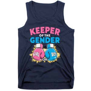 Gender Reveal Party Boxing Gloves Keeper Of Gender Tank Top